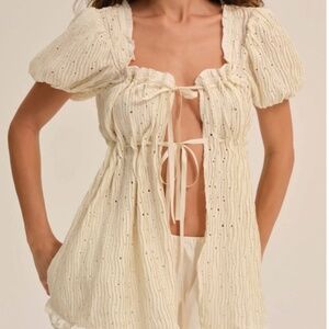 For Love & Lemons Erika Babydoll Top